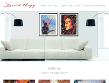 Tablet Screenshot of davidnappfineart.com